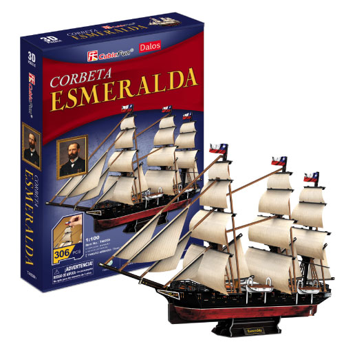 corbeta esmeralda puzzle 3d