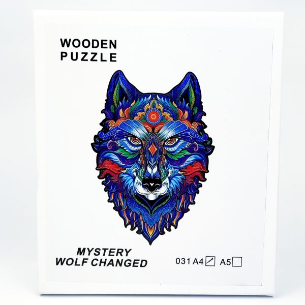 Mystery Wolf Changed Wooden Puzzle