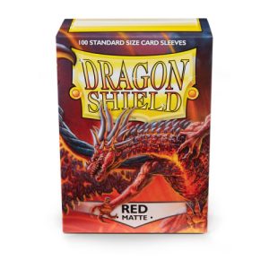 Protectores Dragon Shield Standard Red Matte 100